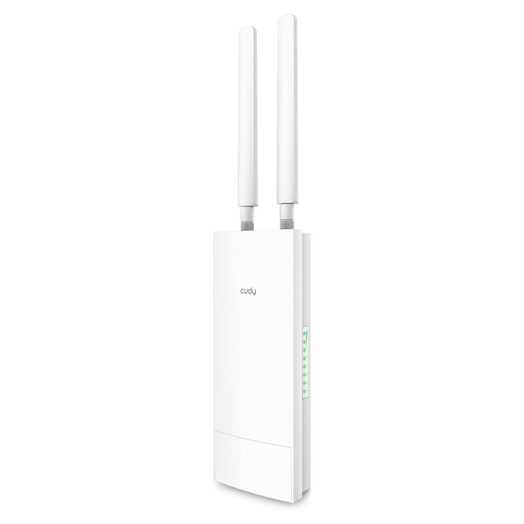 249 Cudy LT500 Outdoor 4G LTE AC1200 Dual-Band WiFi Router, Cat.4, IP65 Weatherproof, High-Gain Antennas, SIM Slot - Image 1