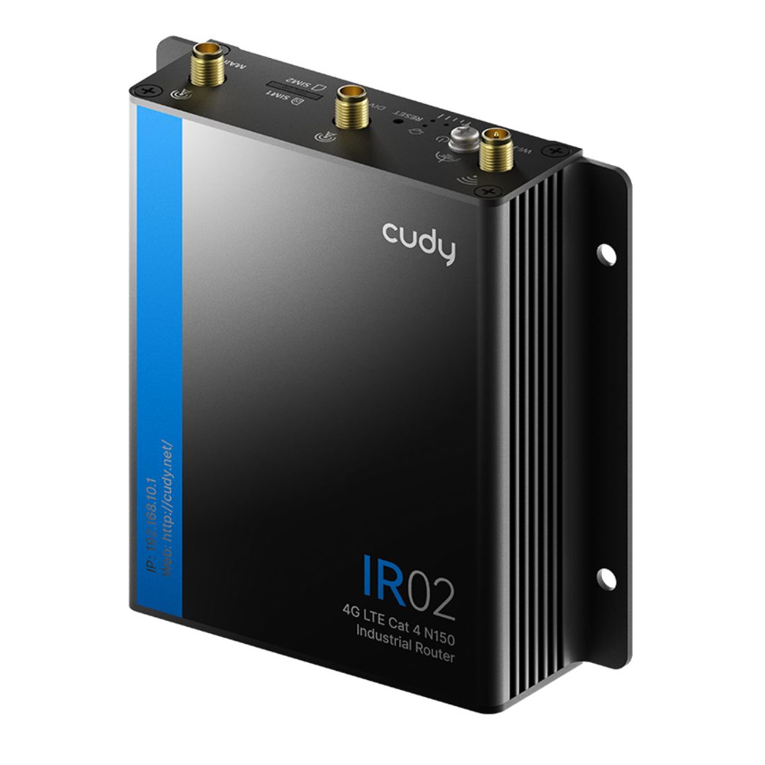 259 Cudy IR02_EU Industrial 4G LTE Cat4 Wi-Fi Router | Dual SIM | RS232/RS485 | IP30 | -40?C to 75?C - Image 1