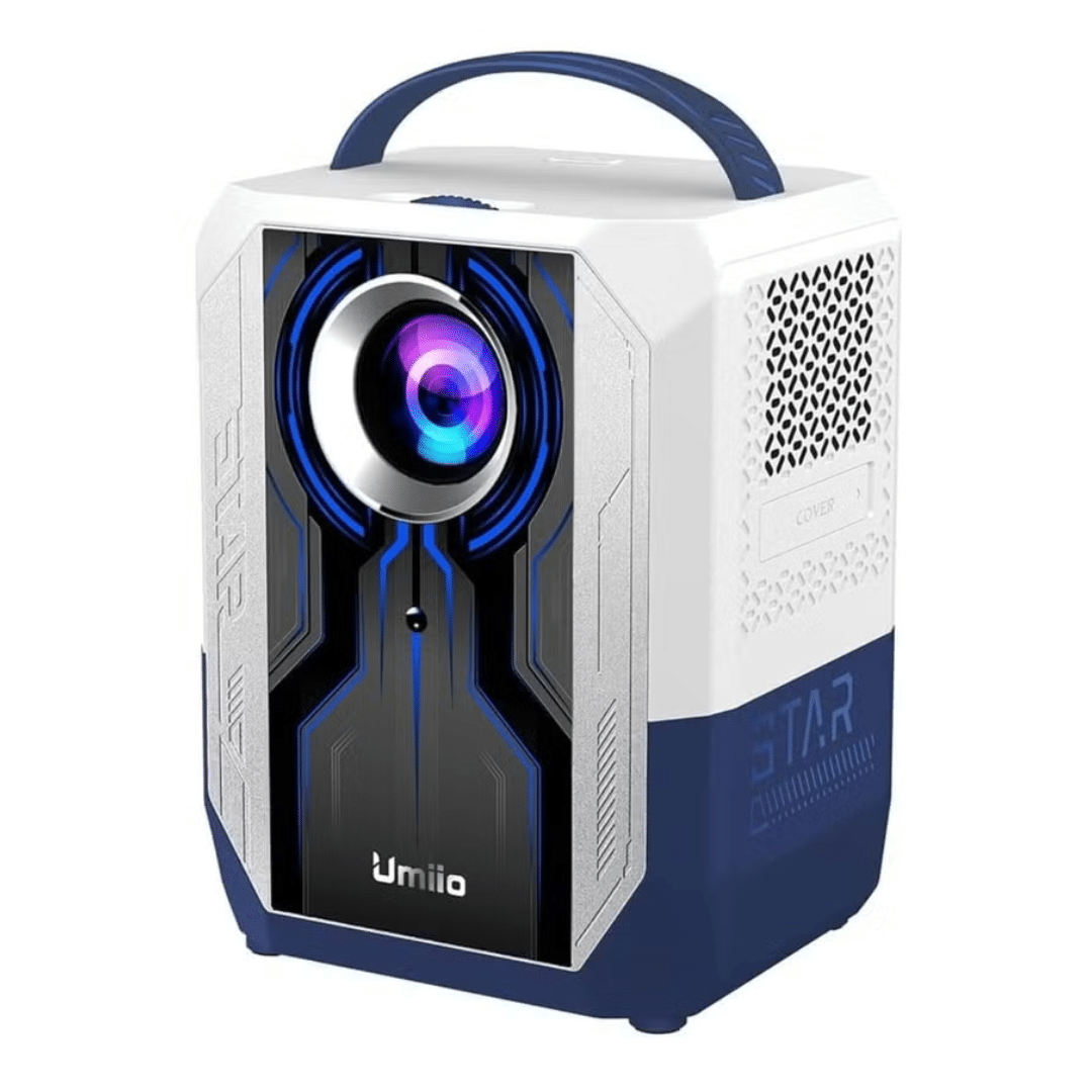 image Umiio Q5 Smart Home Theater Portable Video Projector ? Android, WiFi 6, Bluetooth, Remote Control, Compact Home Cinema - Image 1