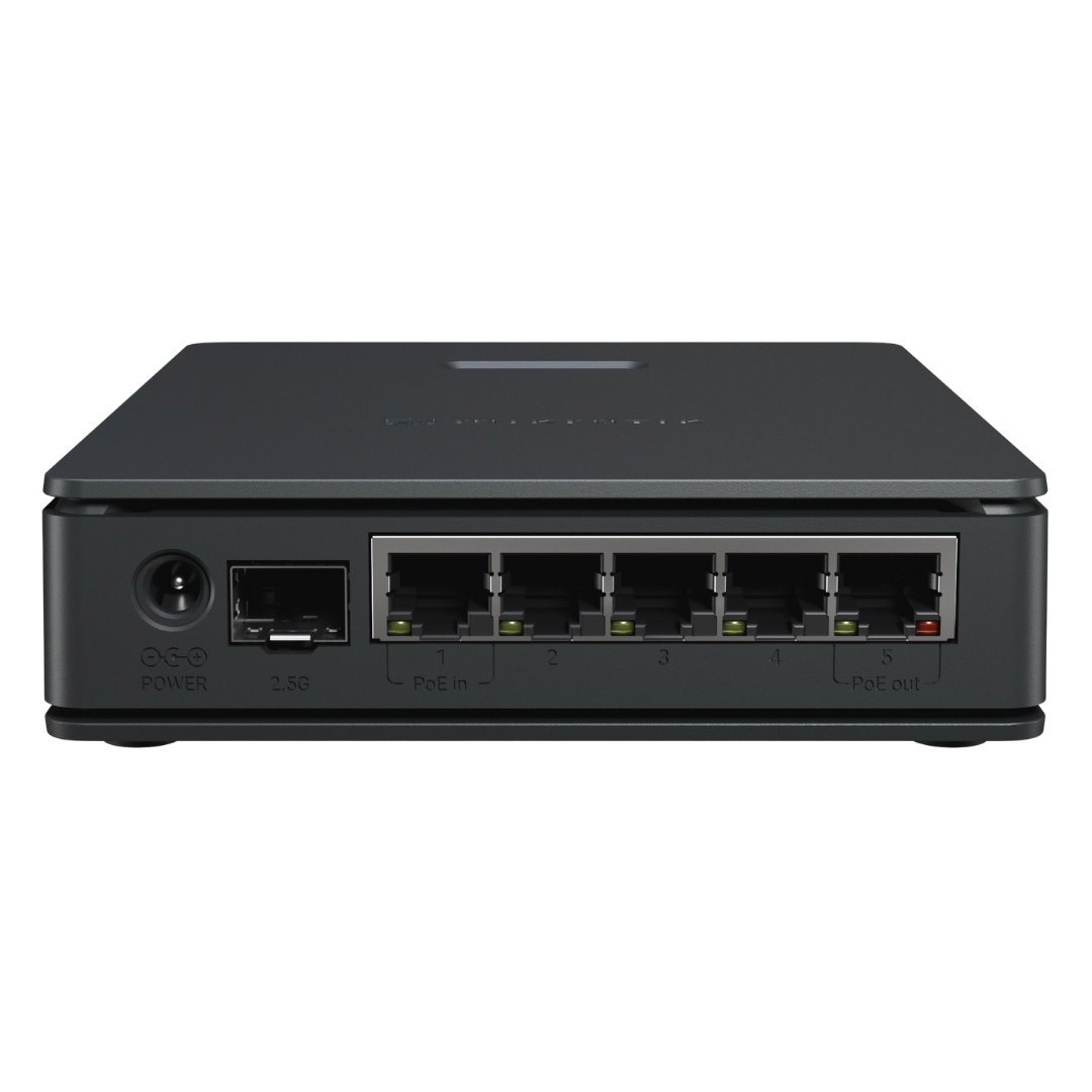 337 MikroTik hAP ax S AX1800 WiFi 6 Gigabit Router | 5x Gigabit Ports | 2.5G SFP | PoE-In | USB 3.0 | E62iUGS-2axD5axT - Image 1