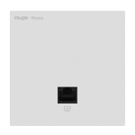 Ruijie | Reyee RG-RAP1201 AC1300 Wall-Mounted Wi-Fi 5 Access Point | Dual-Band 1267Mbps | Gigabit Port | Cloud Managed | PoE Powered