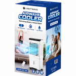 Lightwave Airwave Cooler (LW-WC-DC-40L) 40Liters Portable Evaporative Air Cooler with Remote Control, 3 Speed Settings, Oscillation, Timer and  Ice Pack Cooling - Image 2